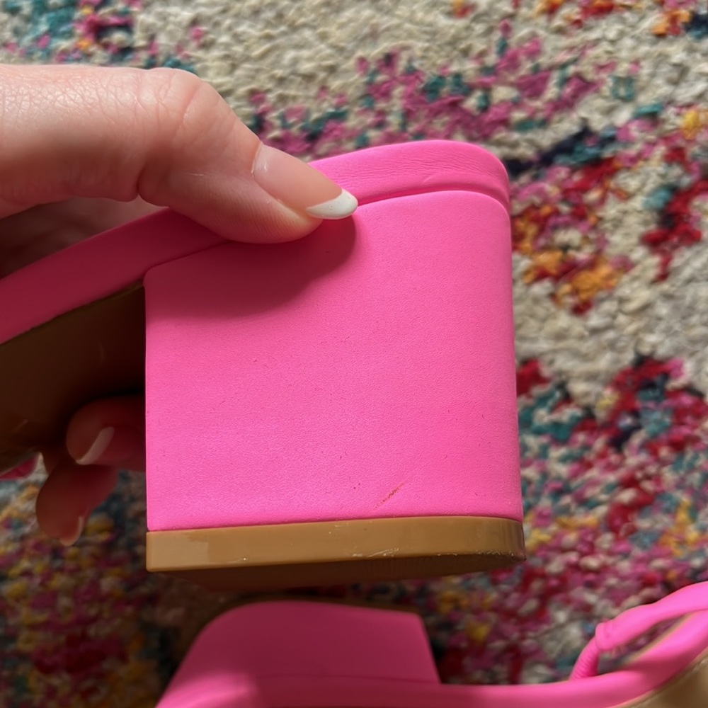 Steve Madden Issy Block Heels In Pink - image 5